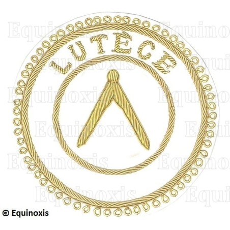 Badge / Macaron GLNF – Grande tenue provinciale – Grand Inspecteur – Lutèce – Brodé main